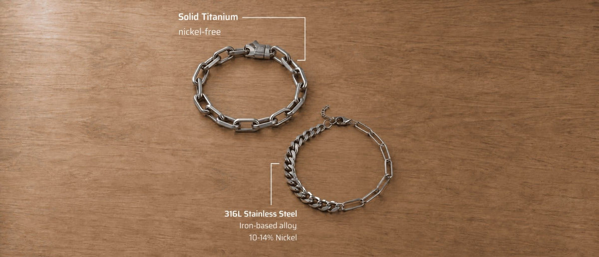 Titanium vs. Stainless Steel Jewelry: Which Is Better for Everyday Wear?